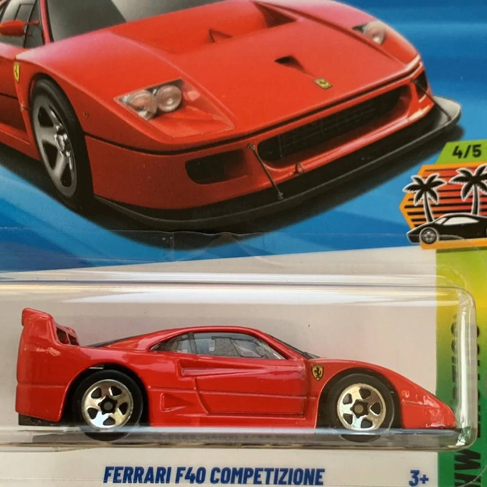 Hot Wheels Ferrari F40 Competizione Red Car Mattel HW Exotics 2025 New Hotwheels